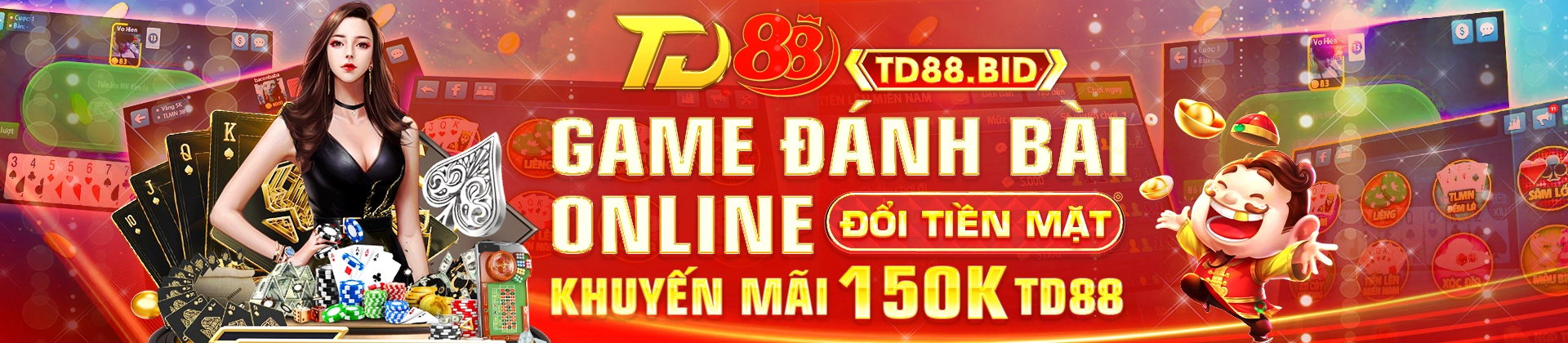 game đánh bài online đổi tiền mặt khuyến mãi 150K td88