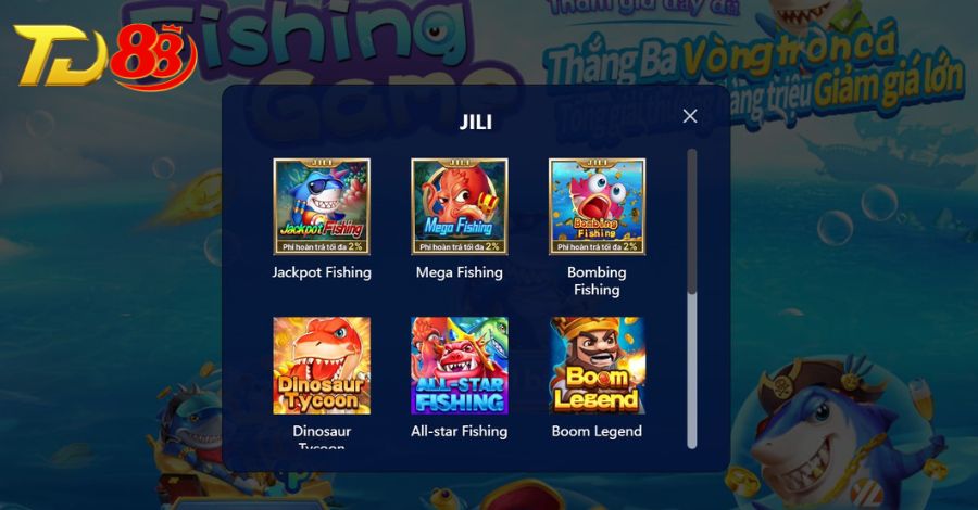 Một số game bắn cá jili jilihow hay cho hội viên lựa chọn 